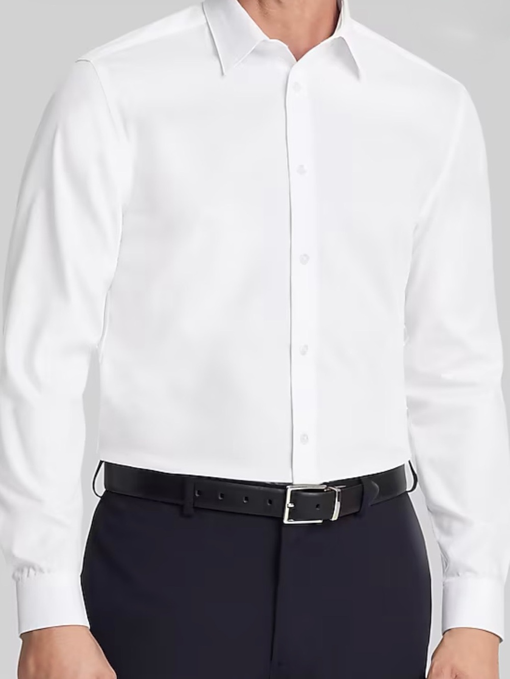 Calvin Klein Slim Fit White Men's Dress Shirt NWOT - Picture 2 of 6